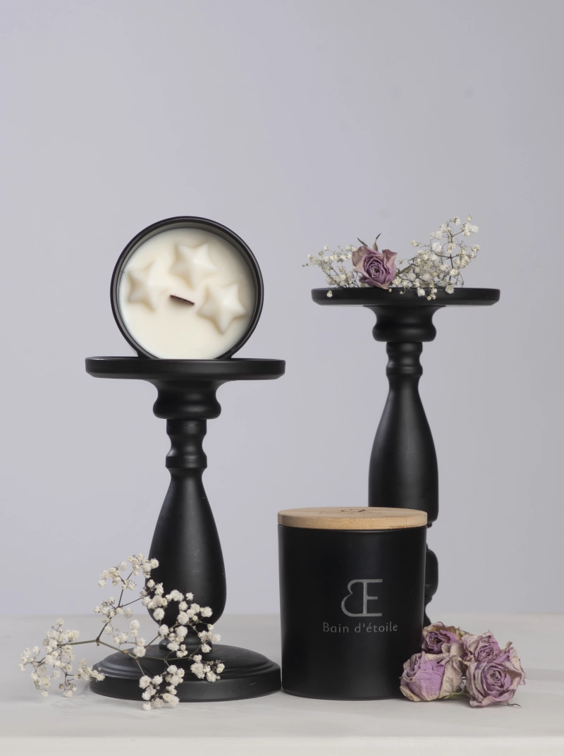 Gamme de bougie naturelle parfumée Bain d'étoile